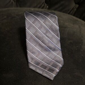 Michael Kors Elegant Navy Checkered Men's Tie